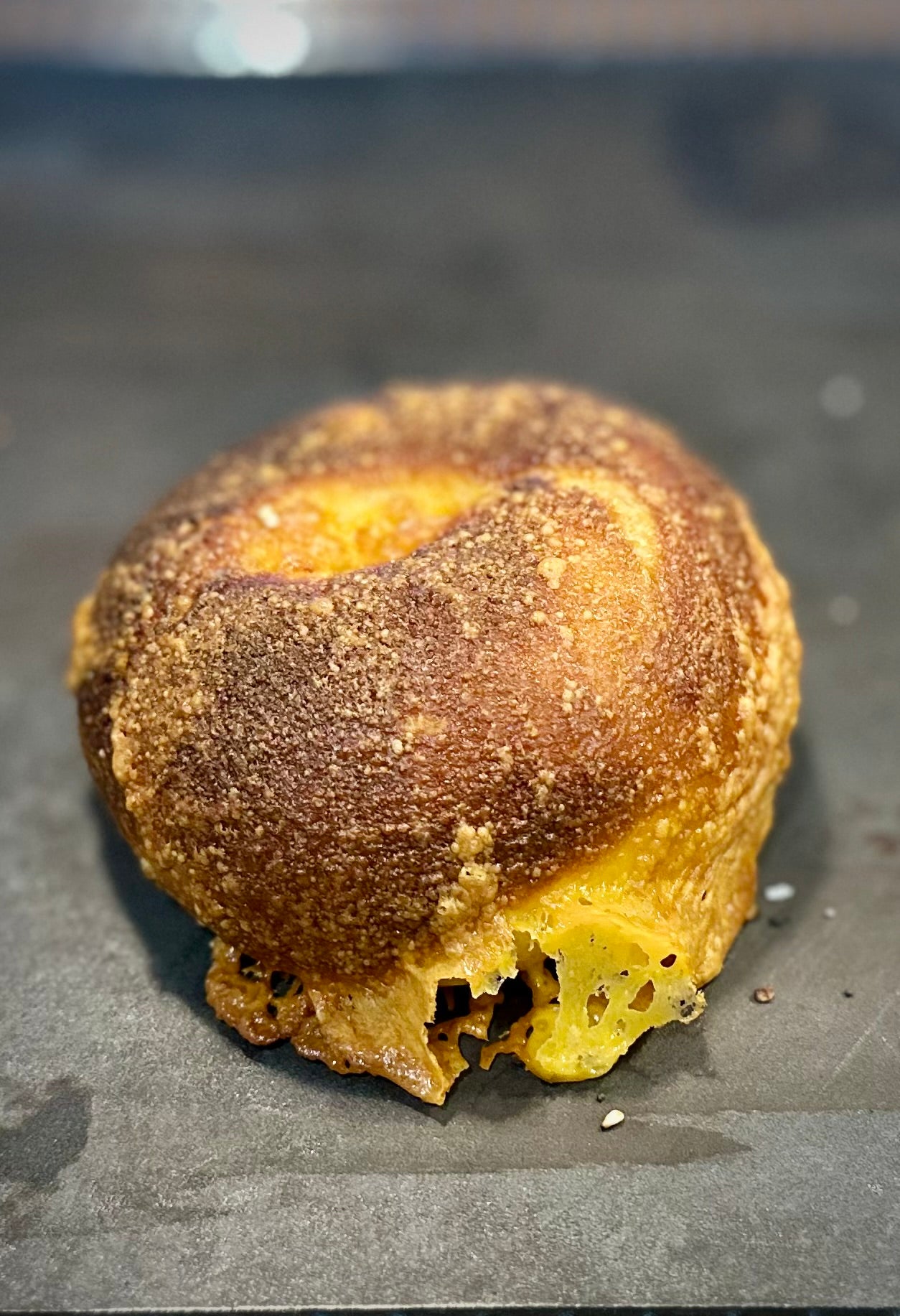 CHEDDAR BAGEL