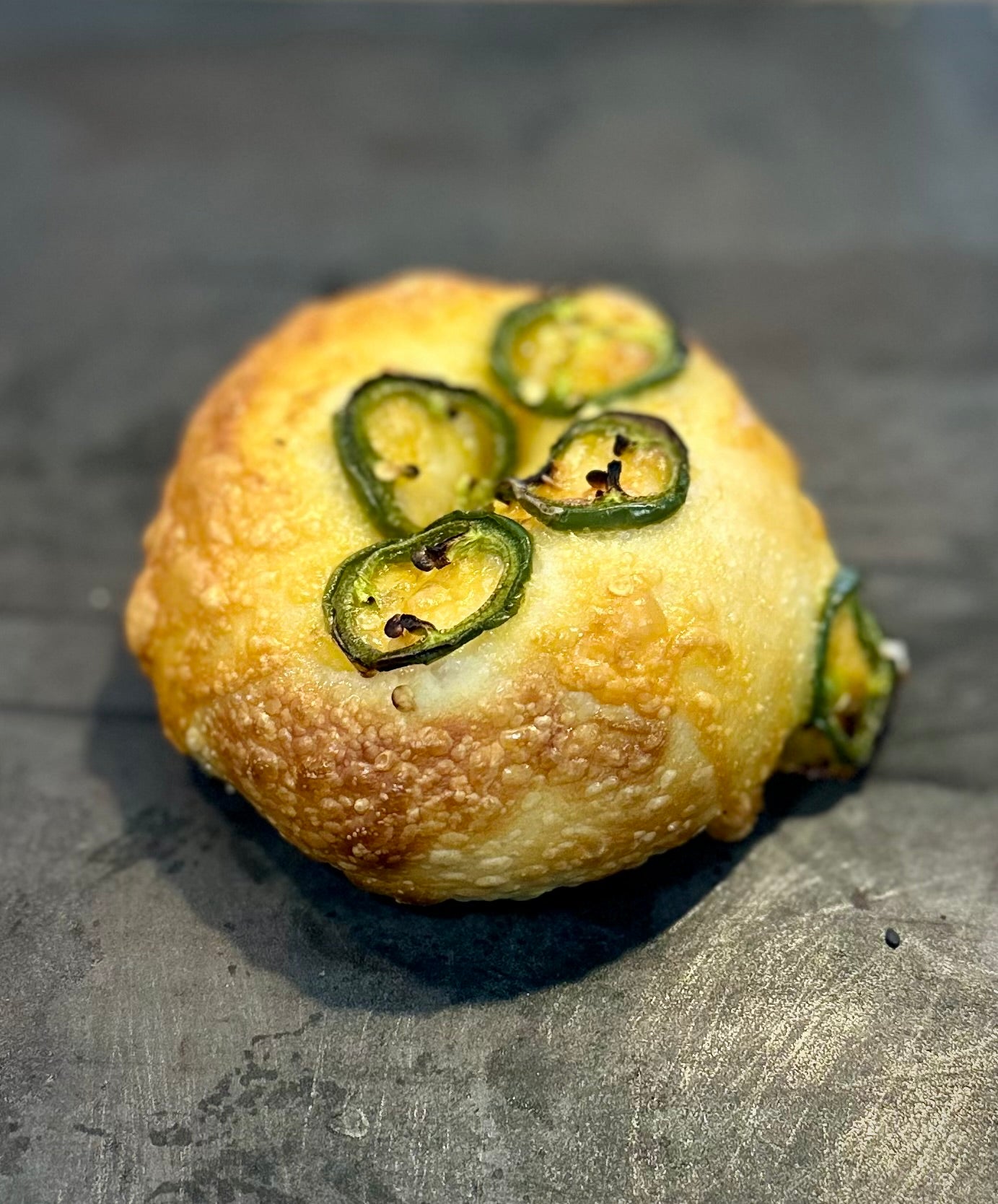JALAPEÑO CHEDDAR BAGEL