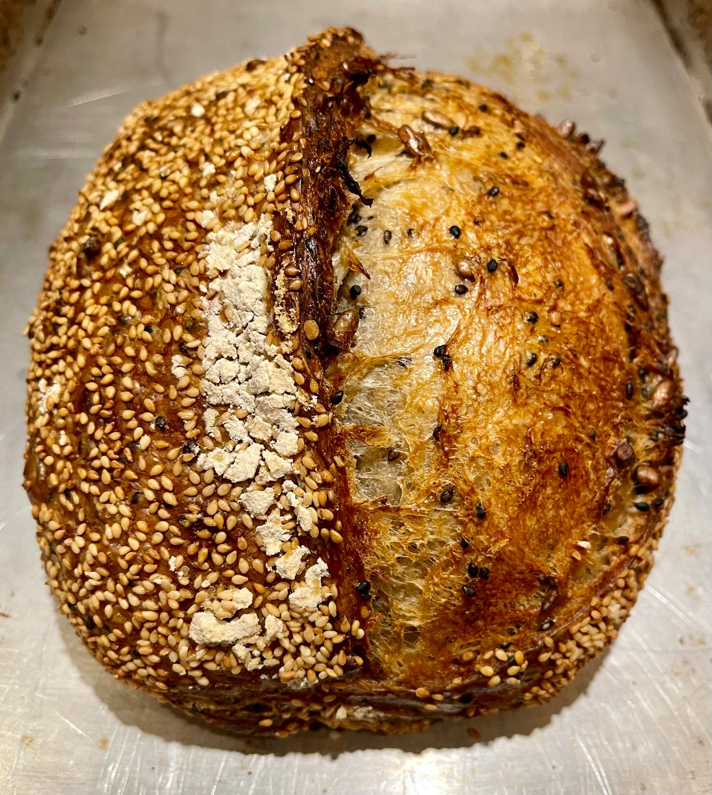 SESAME AND SUNFLOWER SEEDED SOURDOUGH